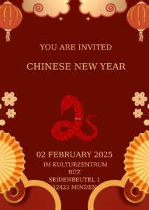 Chinesisches Neujahrs- und Frühlingsfest @ Bürgerzentrum | Minden | Nordrhein-Westfalen | Deutschland